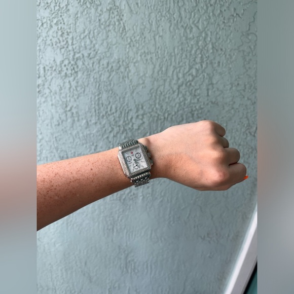 Michele Deco 18mm watch with diamonds - Picture 10 of 12